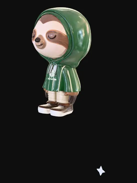 3D model for Sloth Chillaxing