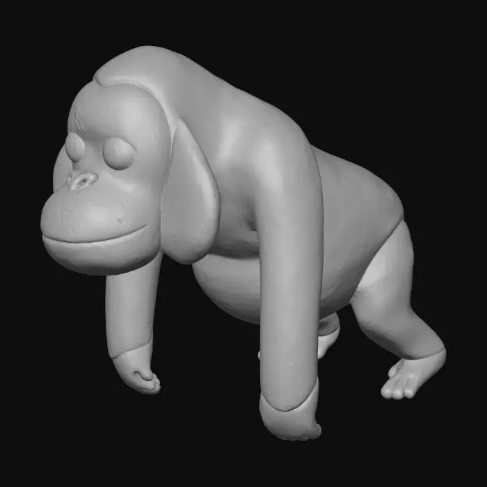 3D model for Playful Orangutan Toy