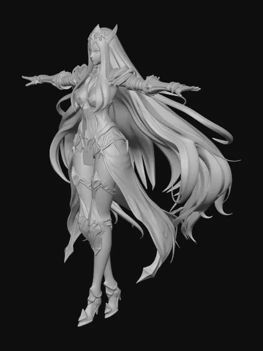 3D model for Ethereal Guardian