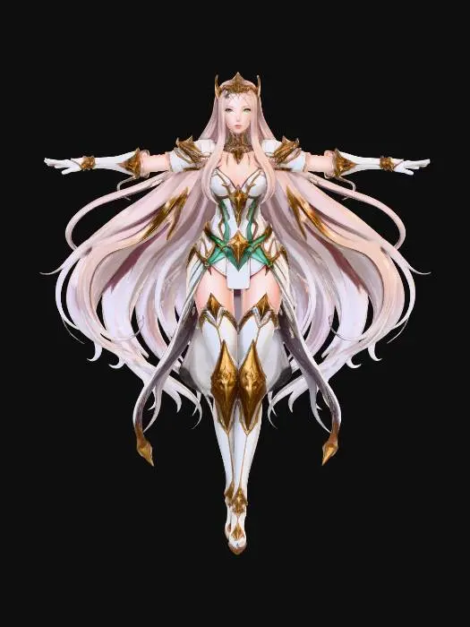 3D model for Ethereal Guardian
