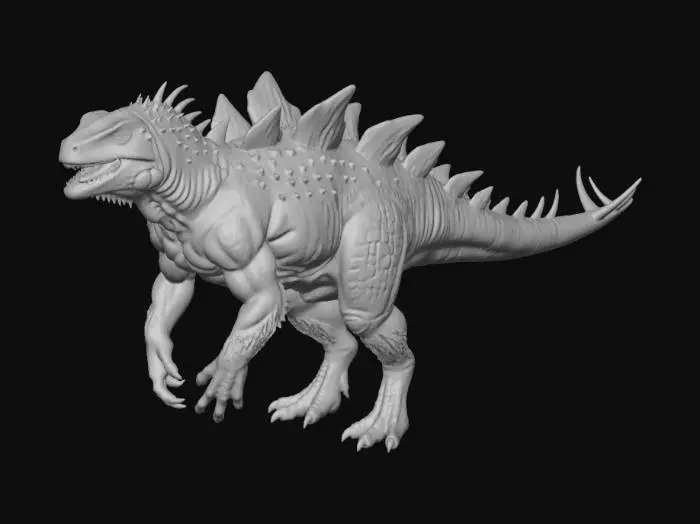 3D model for Spiked Colossus