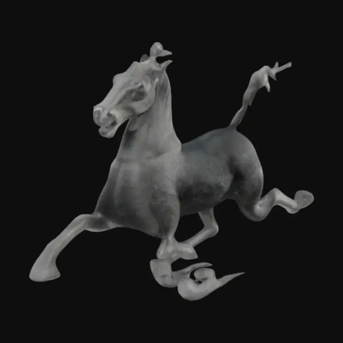 3D model for Galloping Bronze Horse