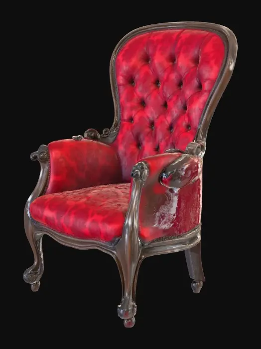3D model for Scarlet Elegance Chair