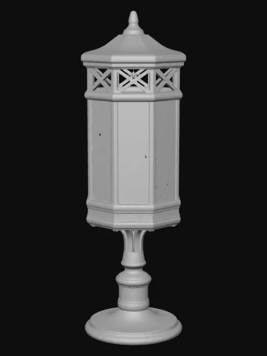 3D model for Vintage Lantern Lamp
