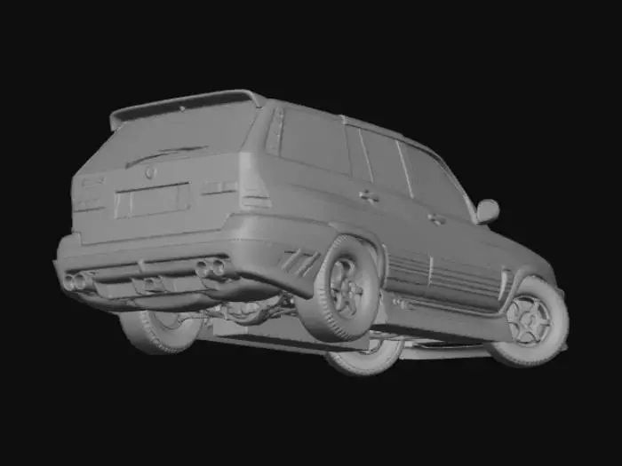 3D model for Neon Garage Teal Thunder