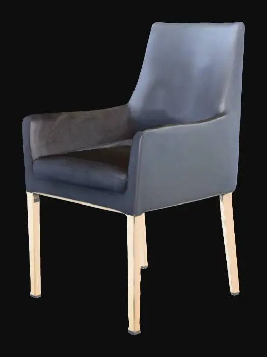 3D model for Comfort Chair in Sunlit Room