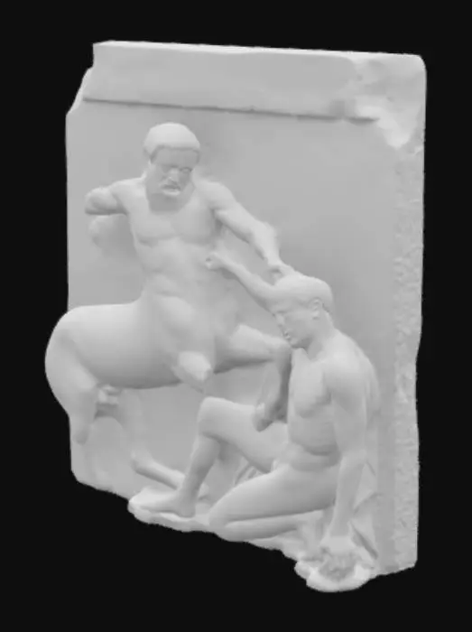 3D model for metope del Partenope