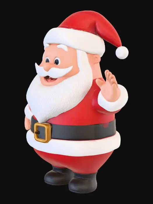 3D model for Santa Wave