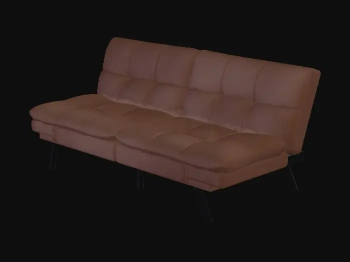 3D model for Brown Futon