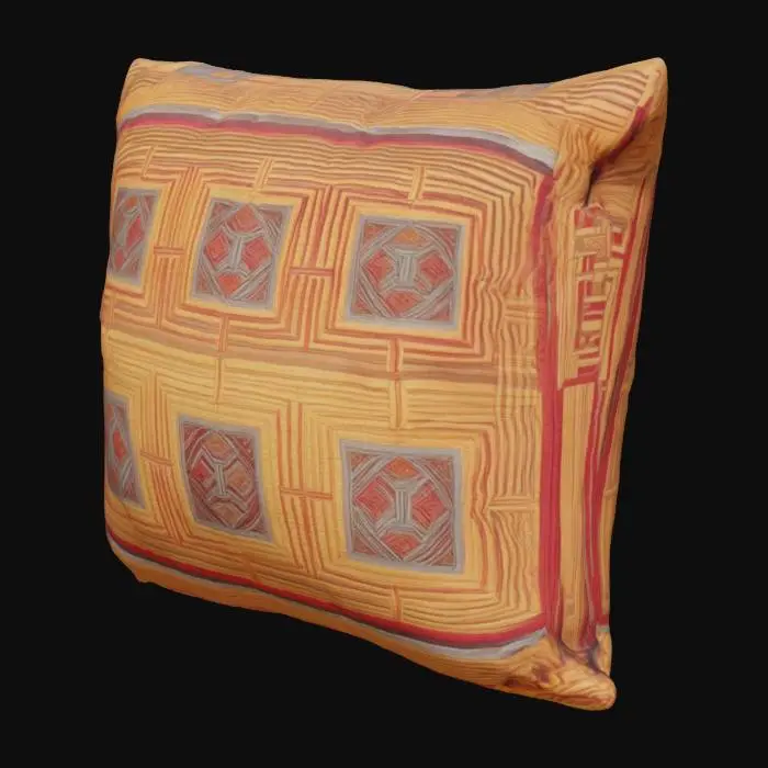 3D model for Hmong Geometric Harmony Pillow