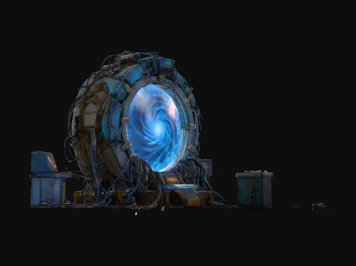 3D model for Temporal Vortex Gateway