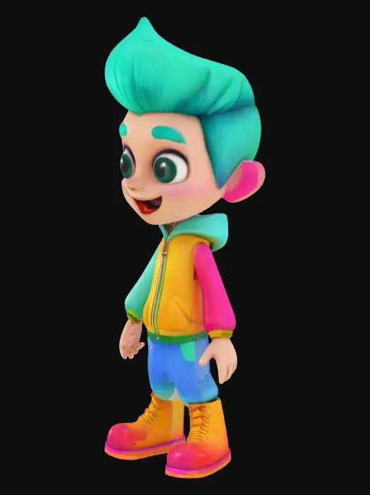 3D model for Rainbow Adventureland