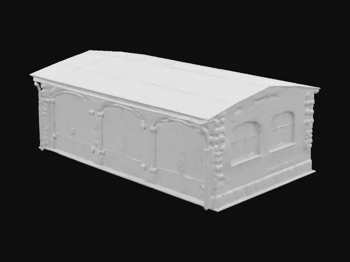 3D model for Model Train Shed