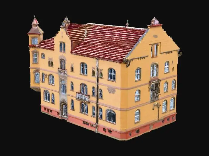 3D model for Old building town hall