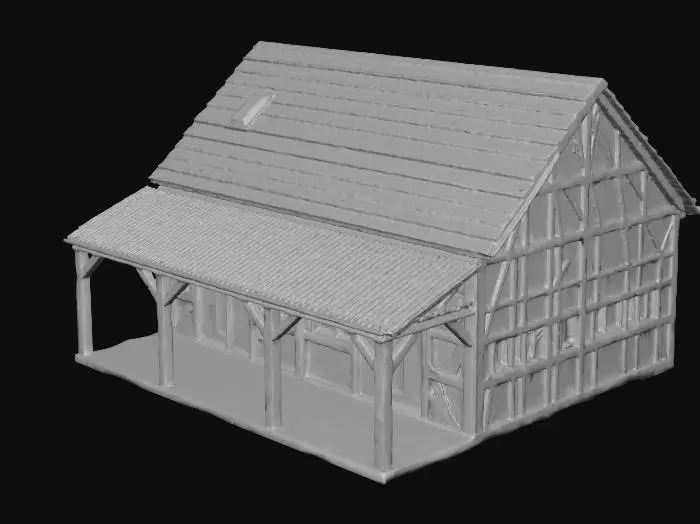 3D model for Half-Timbered House Model