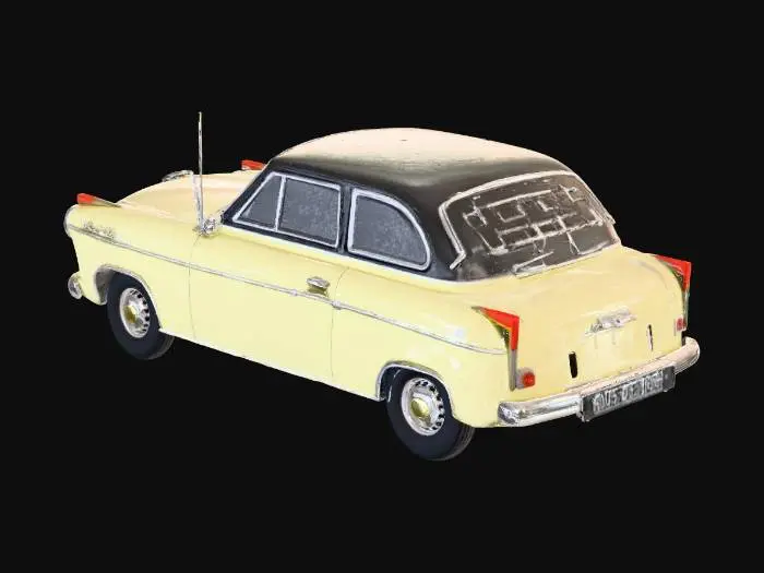 3D model for Classic Retro Car