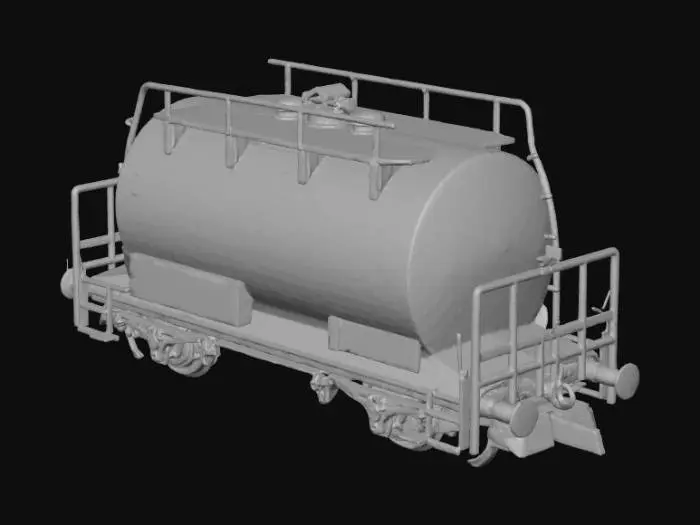 3D model for Blue Chemical Tanker Model