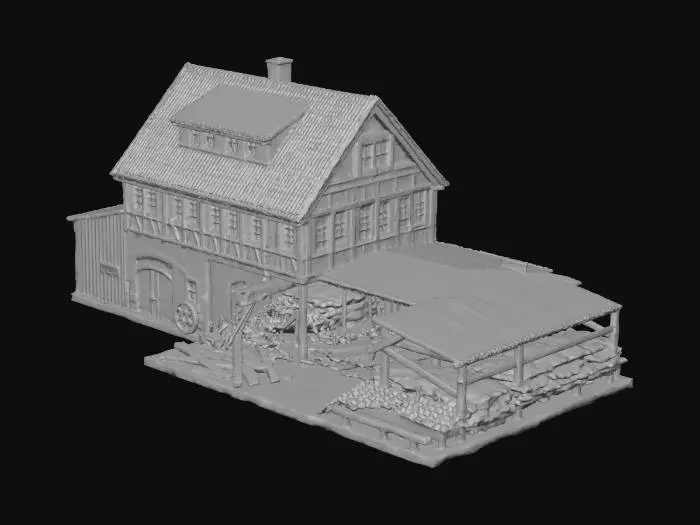 3D model for sawmill