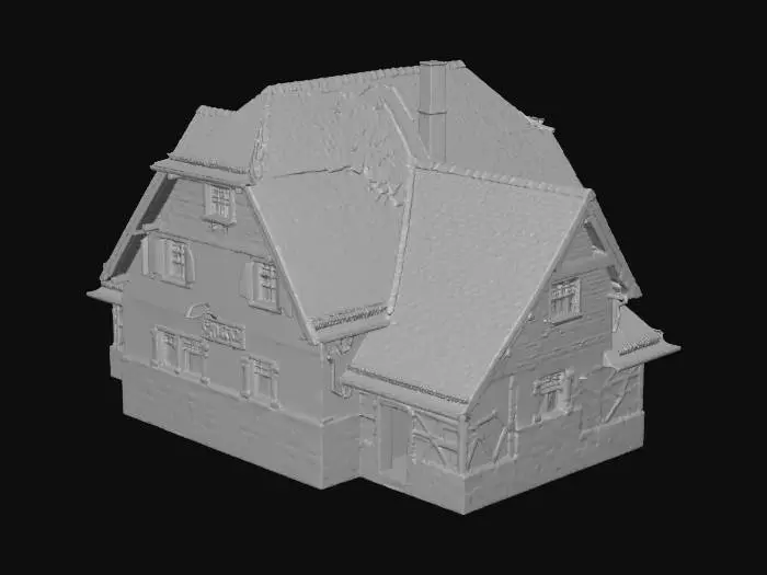 3D model for Railway Station