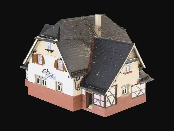 3D model for Railway Station