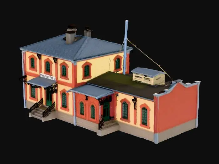 3D model for old machines factory