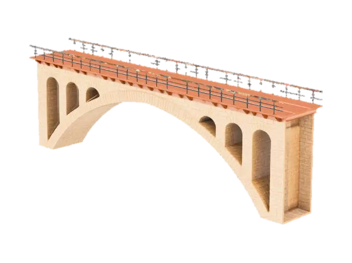 Viaduct - Urban 的 AI 生成 3D 模型