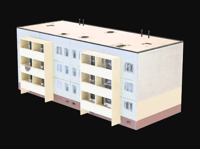 3D model for Apartment Building