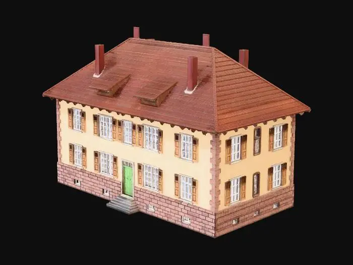 3D model for European Yellow Villa