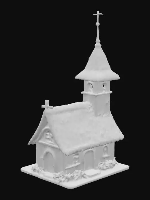 3D model for kleine Dorfkirche