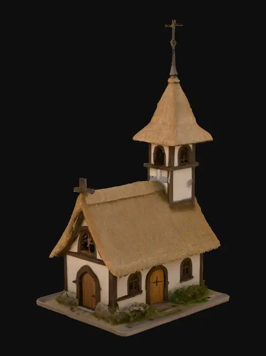 3D model for kleine Dorfkirche