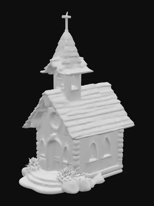 3D model for kleine Dorfkirche