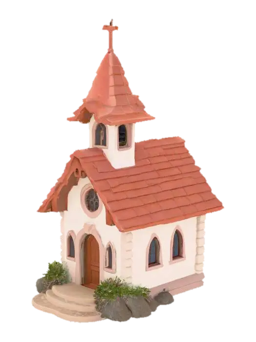 Modelo 3D de kleine Dorfkirche - Church, generado por IA