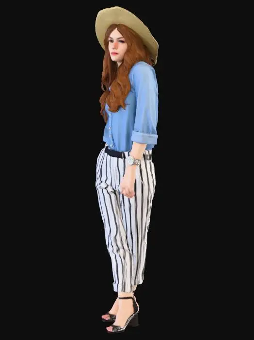 3D model for Fashion Stripes