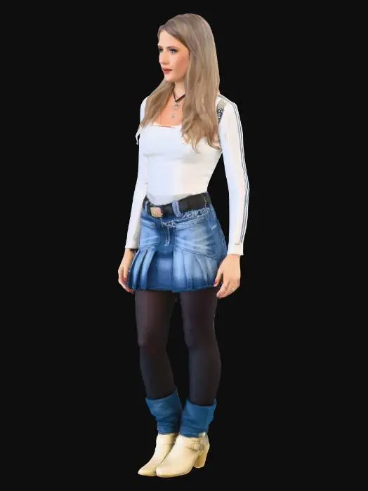 3D model for Denim Chic