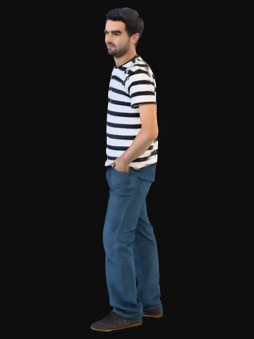 3D model for Stripes and Denim