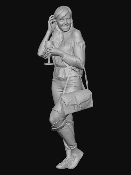 3D model for Summer Evening Stroll