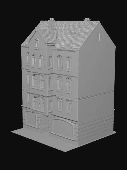 3D model for old town house