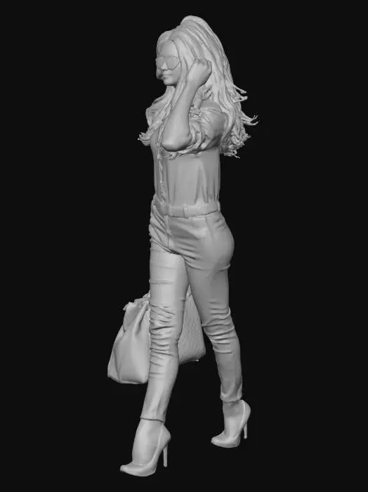 3D model for woman walking