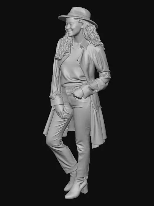 3D model for Stylish Confidence