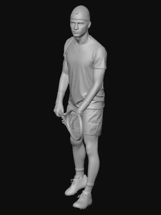 3D model for Teal Geometry on the Court