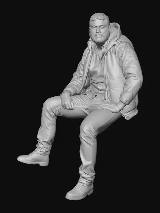 3D model for Contemplative Outdoorsman