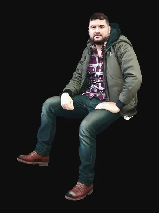 3D model for Contemplative Outdoorsman