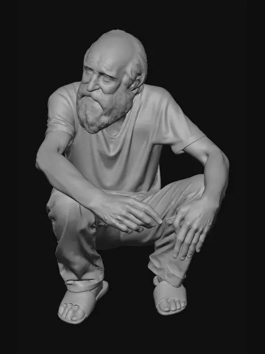 3D model for Contemplative Elder