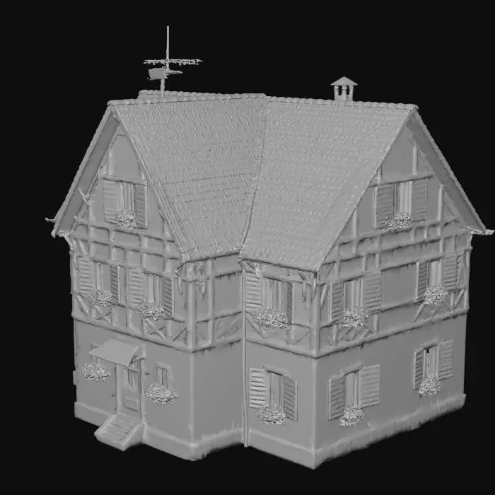 3D model for Fachwerkhaus 2