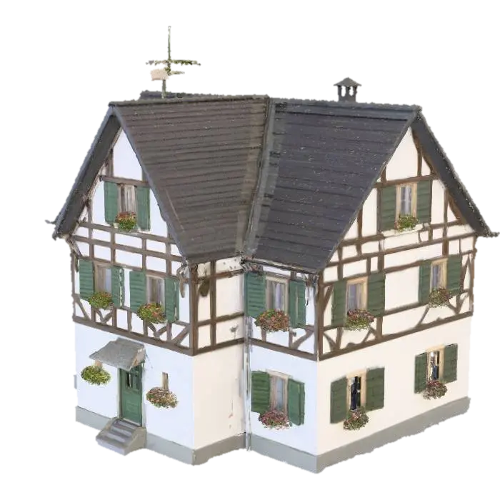 โมเดล 3D ของ Fachwerkhaus 2 - German สร้างโดย AI