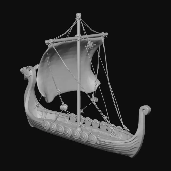 3D model for Viking Longship Model