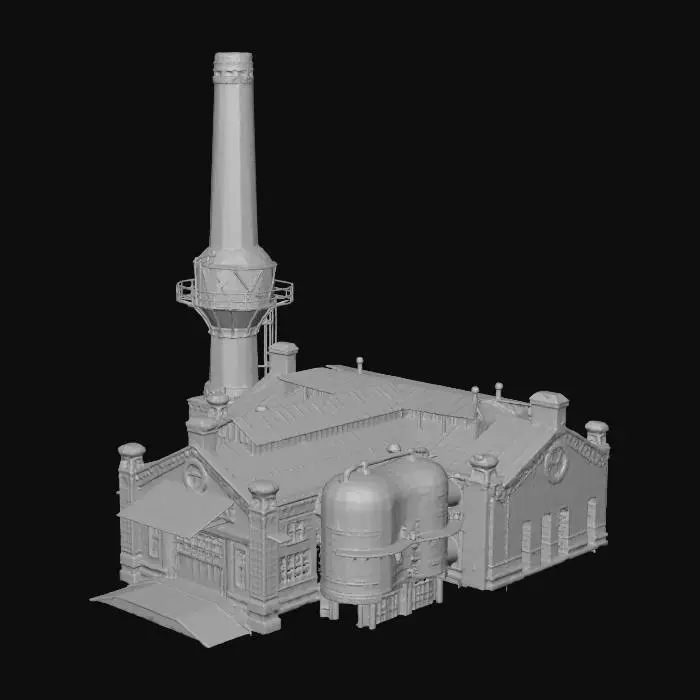 3D model for Brick Factory Building