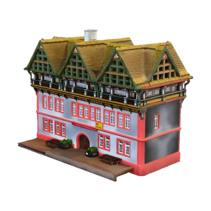 Mô hình 3D City hall - Town, được tạo bằng AI