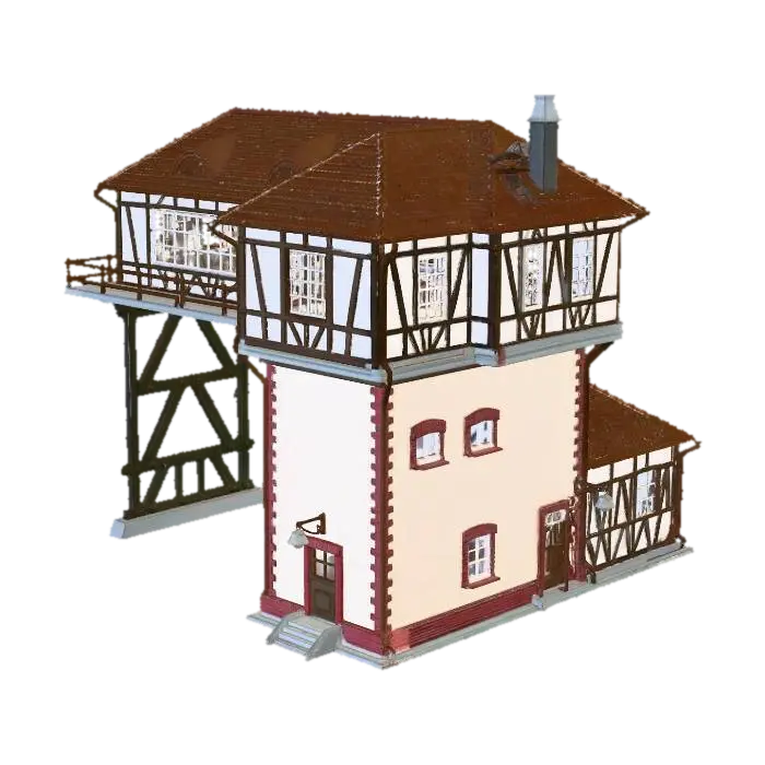 โมเดล 3D ของ Reiterstellwerk - German สร้างโดย AI