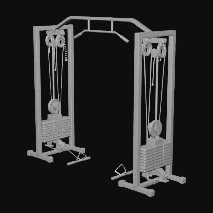 3D model for Cable Crossover Machine